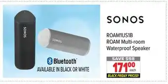 2001 Audio Video Sonos roam multi-room waterproof speaker offer