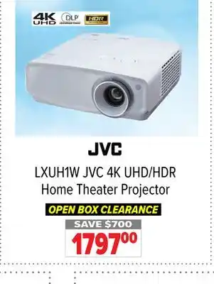 2001 Audio Video Jvc 4k uhd/hdr home theater projector offer