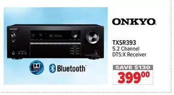 2001 Audio Video Onkyo 5.2 channel dts:x receiver offer