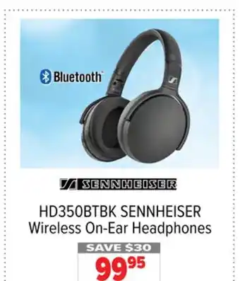 2001 Audio Video Sennheiser wireless on-ear headphones offer