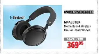 2001 Audio Video Sennheiser momentum 4 wireless on-ear headphones offer