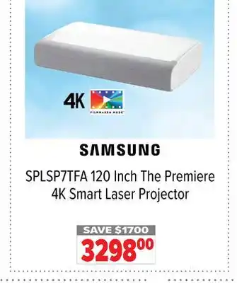 2001 Audio Video Samsung 120 inch the premiere 4k smart laser projector offer
