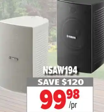 2001 Audio Video Yamaha indoor/outdoor speakers offer
