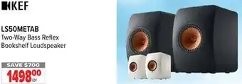2001 Audio Video Kef two-way bass reflex bookshelf loudspeaker offer