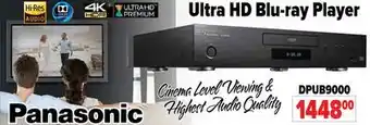 2001 Audio Video Panasonic ultra hd blu-ray player offer