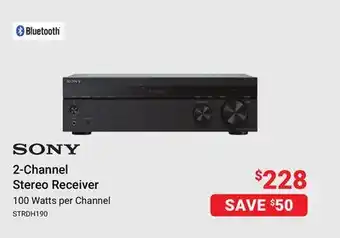 Visions Electronics Sony 2-channel stereo receiver offer