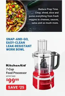 Visions Electronics Kitchenaid 7-cup food processor offer