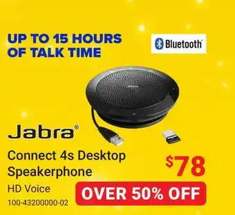 Visions Electronics Jabra connect 4s desktop speakerphone offer