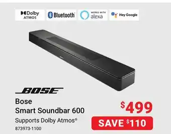 Visions Electronics Bose smart soundbar offer