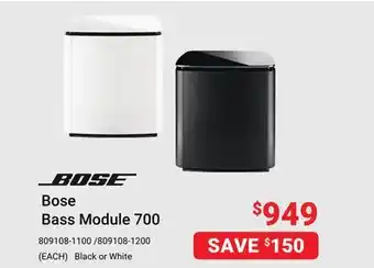 Visions Electronics Bose bass module 700 offer