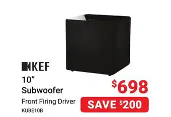 Visions Electronics Kef 10 subwoofer offer