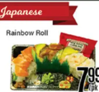 Nations Fresh Foods Rainbow roll offer