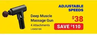 Deep muscle massage gun