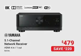Visions Electronics Yamaha 5.1-channel network receiver hdmi offer