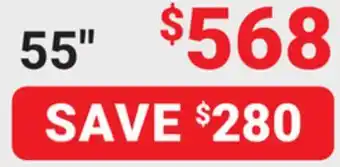 Visions Electronics Hisense mini led google tv 55 u68km smart tv offer