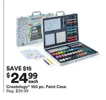 Michaels Creatology 100 pc. paint case offer