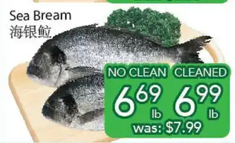 Ample Food Market Sea bream offer