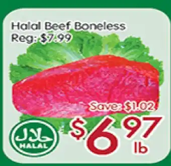 Sunny Food Mart Halal beef boneless offer