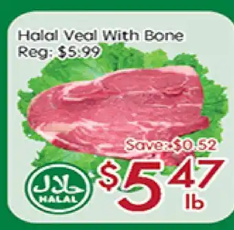 Sunny Food Mart Halal veal with bone offer