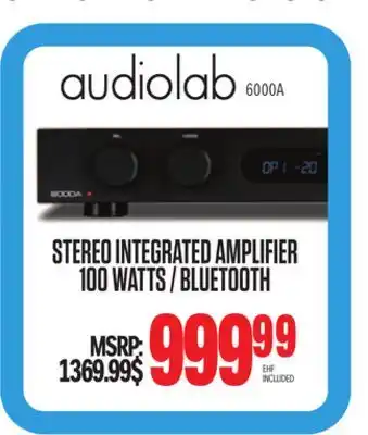 Audiolab stereo integrated amplifier 100 watts / bluetooth