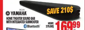 Centre Hi-Fi Yamaha home theater sound bar with integrated subwoofer offer