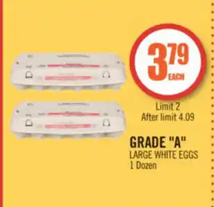 Shoppers Drug Mart GRADE "A" LARGE WHITE EGGS 1 Dozen offer