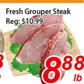 Seasons Foodmart Fresh grouper steak offer