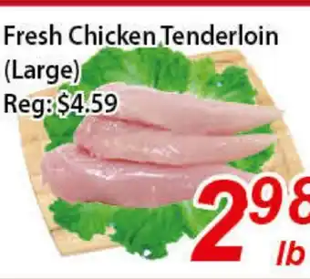 Seasons Foodmart Fresh chicken tenderloin offer