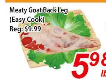 Seasons Foodmart Meaty goat back leg (easy cook) offer