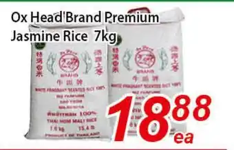 Seasons Foodmart Ox head brand premium jasmine rice offer
