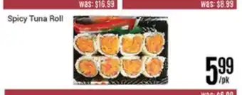 Nations Fresh Foods Spicy tuna roll offer