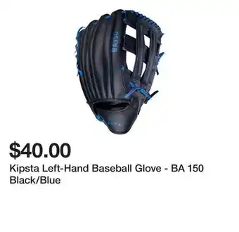 Decathlon Kipsta left-hand baseball glove - ba 150 black/blue offer