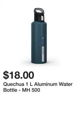 Decathlon Quechua 1 l aluminum water bottle - mh 500 offer