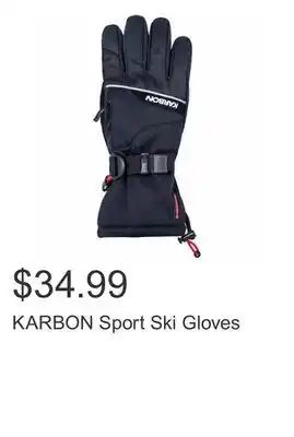 Costco Karbon sport ski gloves offer