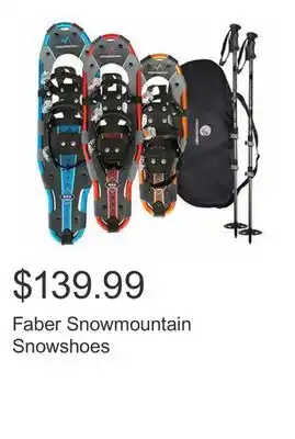 Costco Faber snowmountain snowshoes offer