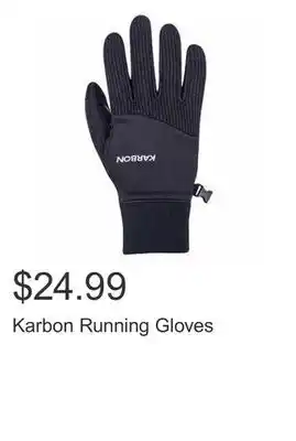 Costco Karbon running gloves offer