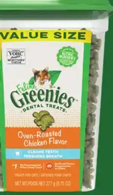 Petsmart Greenies feline greenies dental cat treats - chicken offer