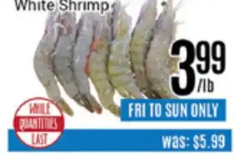 Nations Fresh Foods White shrimp offer