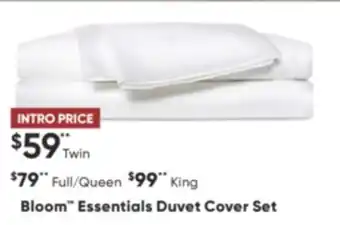 Sleep Country Bloom essentials duvet cover set offer