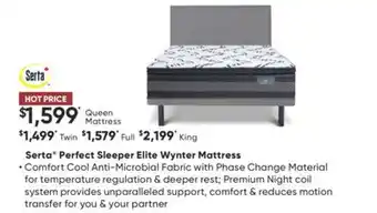 Dormez Vous Serta perfect sleeper elite wynter mattress offer