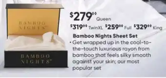 Dormez Vous Bamboo nights sheet set offer