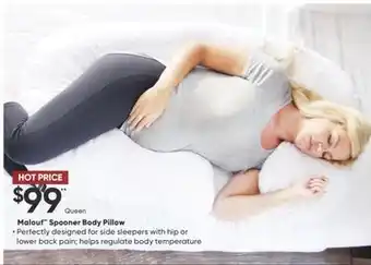 Dormez Vous Malouf spooner body pillow offer