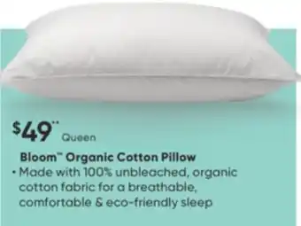 Dormez Vous Bloom organic cotton pillow offer
