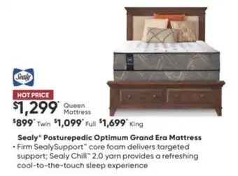 Dormez Vous Sealy posturepedic optimum grand era mattress offer