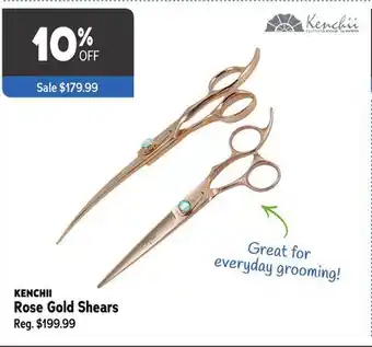 Ren’s Pets Depot Kenchii rose gold shears offer