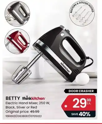 Stokes Betty electric hand mixer offer