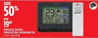 Canadian Tire La crosse wireless digital forecasting thermometer offer