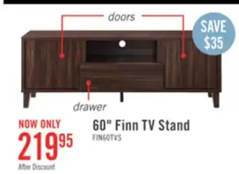 The Brick Finn 60 tv stand offer