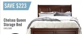 The Brick Chelsea queen storage bed offer