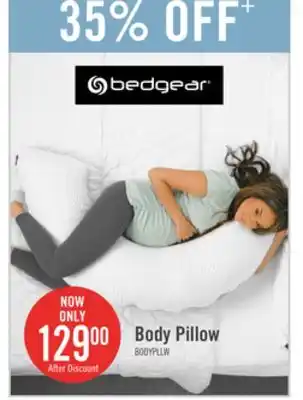 The Brick Bedgear body pillow offer